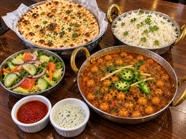Chana Masala family size.