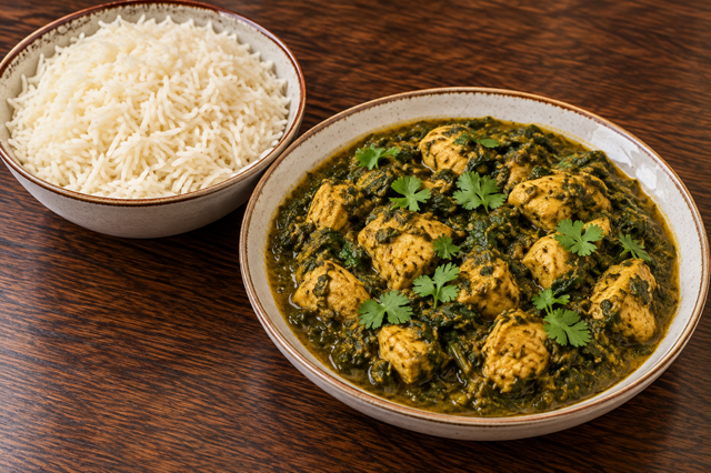 Chicken Saag.