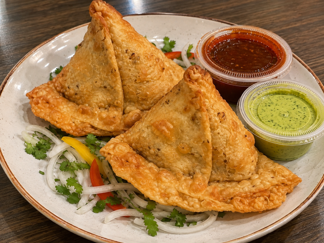 Vegetable Samosa.