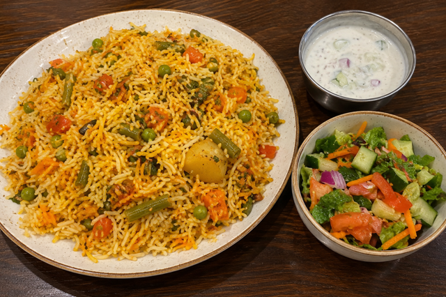 Veggie Biryani.