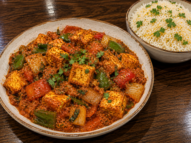 Paneer Kadai.