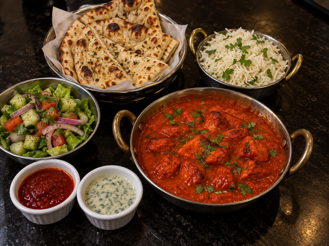 Chicken Tikka Masala Karahi Family Size.