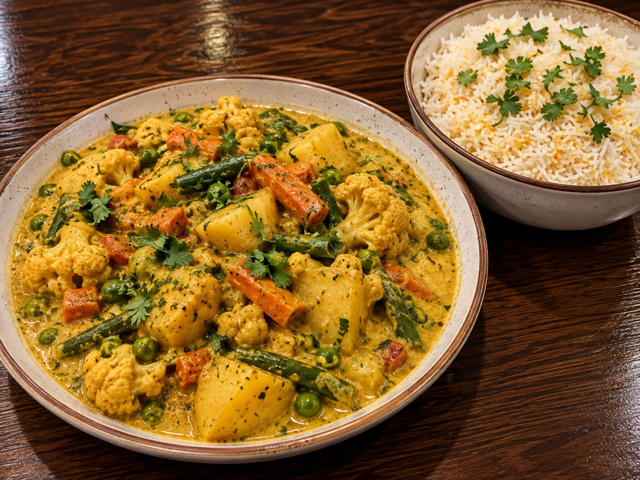 Vegetable Korma.