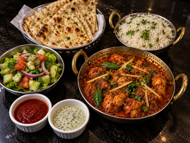 Chicken Kadai Family Size - Bone In.