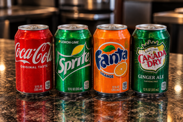 Canned Soda.
