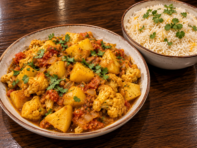 Aloo Gobi Masala.