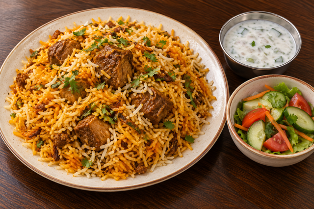 Lamb Biryani.