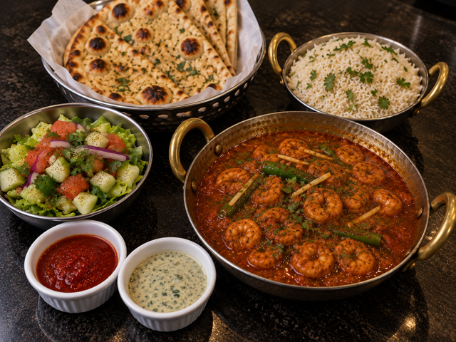 Shrimp Kadai for Two.