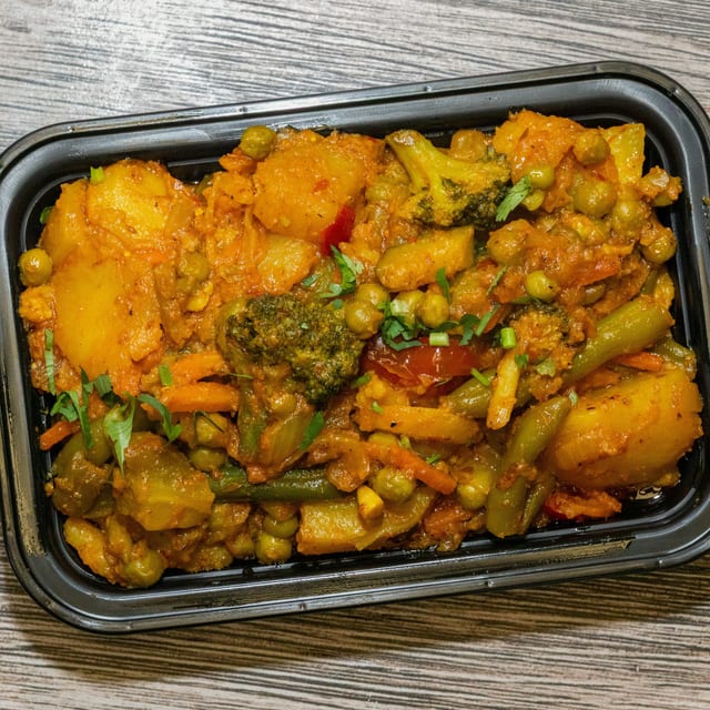 Vegetable Jalfrezi.