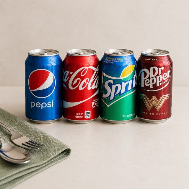 Canned Soda.