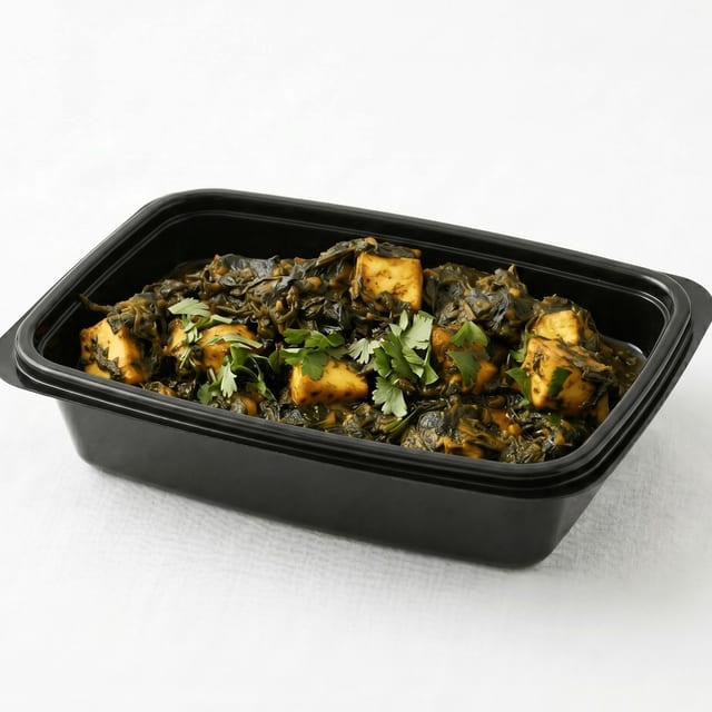 Aloo Saag (Spinach with Potatoes).