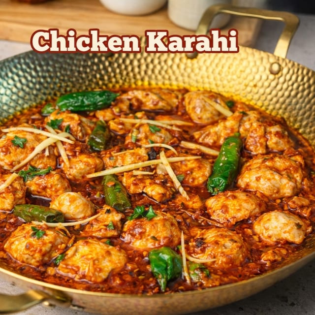 Chicken Kadai Family Size - Bone In.