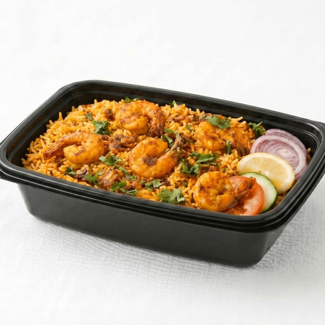 Shrimp Biryani.