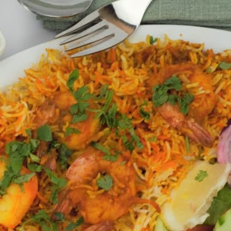 Delicious Shrimp Biryani